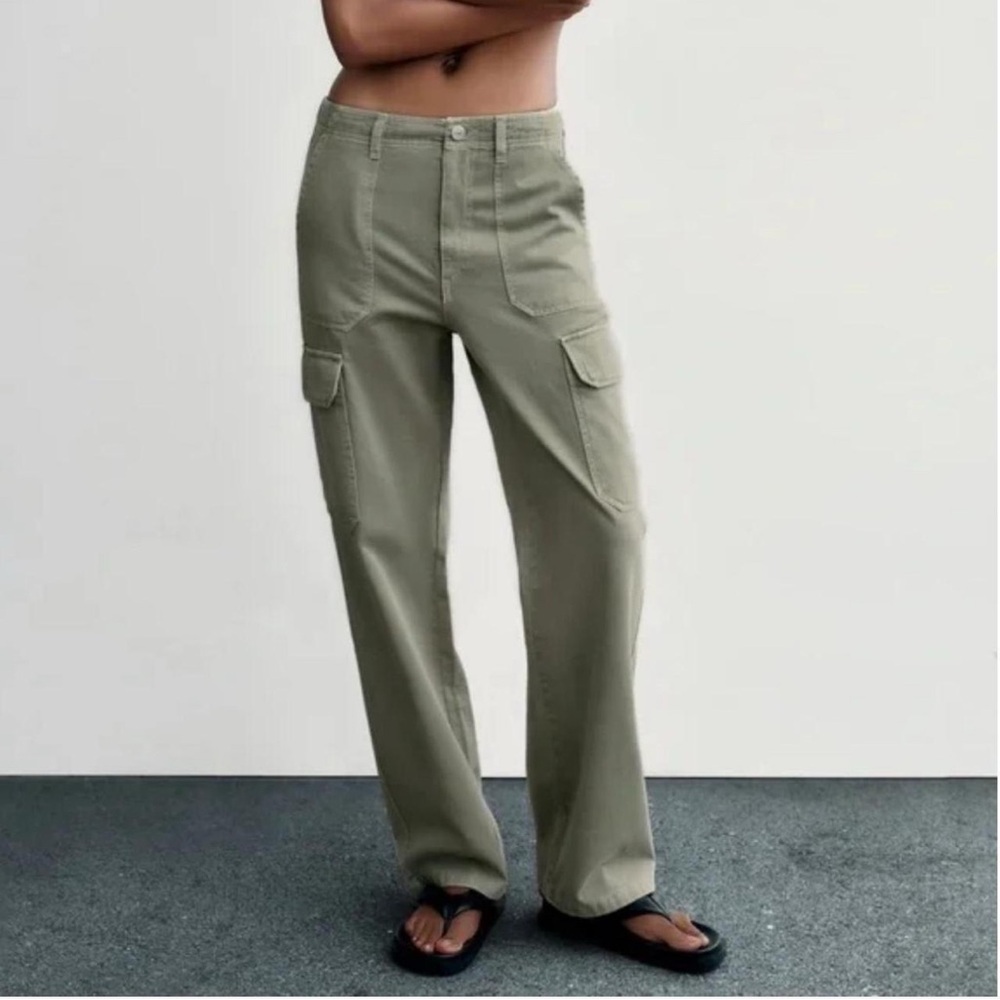 Olive Cargo Zara Pants